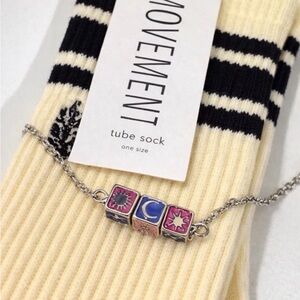 Free People Socks and Necklace
